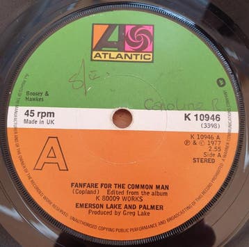Emerson, Lake &amp; Palmer - Fanfare For The Common Man, Verzenden, Gebruikt