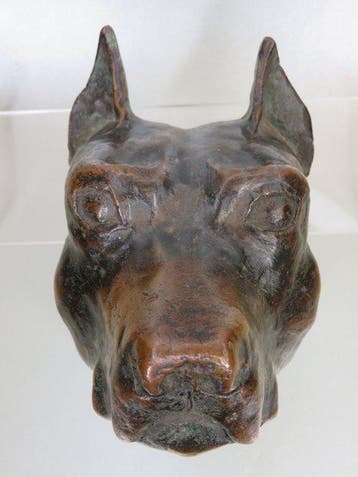 Beeldje - American Stanford Terrier, Stafford dog -