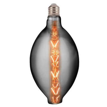 LED Lamp Trion Lamba Set 2 Stuks E27 4W 3000K Amber Glas, Verzenden