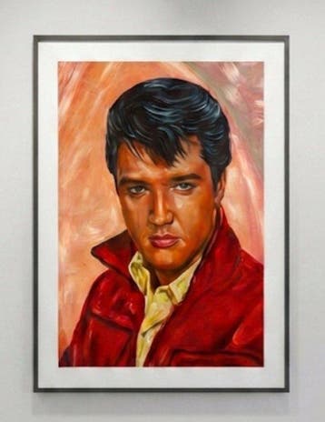 Nguyn V.L (1993) - Elvis 80 60 cm - No Reserve