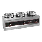 Spijzen warmer (cap.3st.) 750W  | Met roestvrijstalen, Verzenden, Nieuw in verpakking