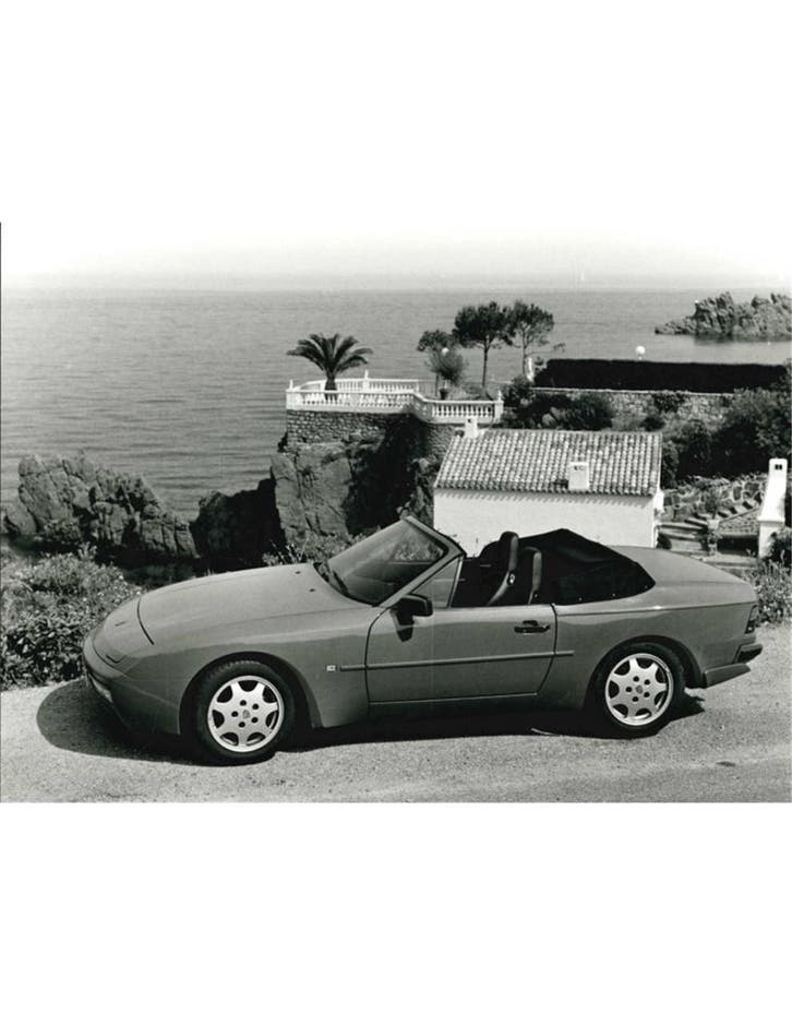 1990 PORSCHE 944 S2 CABRIO PERSFOTO, Boeken, Auto's | Folders en Tijdschriften, Ophalen of Verzenden