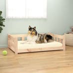 vidaXL Hondenmand 95,5x65,5x28 cm massief grenenhout, Dieren en Toebehoren, Honden-accessoires, Verzenden, Nieuw