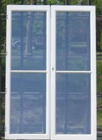 padoek houten terrasraam , raam , chassis 135 x 301 / 202, Ophalen of Verzenden, Deurkozijn