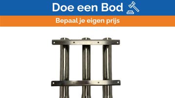 Bieden: Nautinox Marine Stainless Steel Fishing Rod Holder, Watersport en Boten, Ophalen of Verzenden, Nieuw