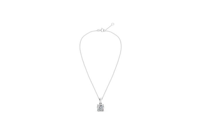 Halsketting - 14 karaat Witgoud - 3.05ct. tw. Diamant, Handtassen en Accessoires, Kettingen