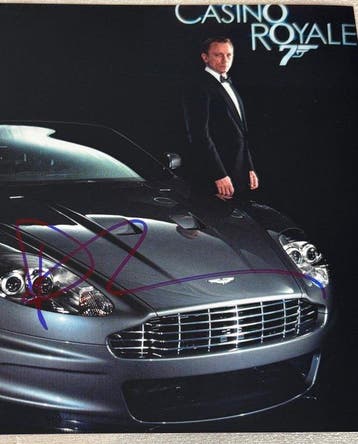 Daniel Craig - James Bond Casino Royale — Signed still by