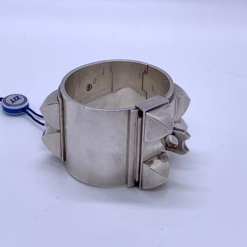 Hermès - Armband - Collier de Chien Zilver