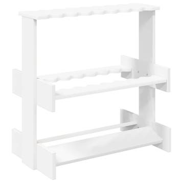 vidaXL Biljartkeu-stand Bewerkt hout 60 x 35 x 60 cm Wit, Sport en Fitness, Biljarten en Poolen, Verzenden, Nieuw