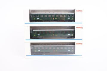 Märklin H0 - 4238 - Modeltrein personenwagen (3) - 3e klas, Nieuw