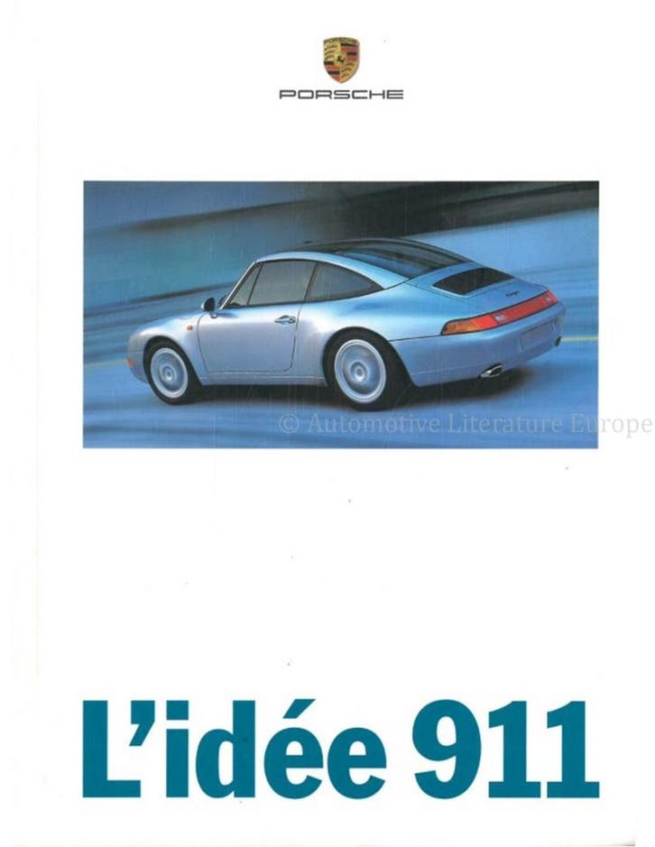 1997 PORSCHE 911 CARRERA, TARGA & TURBO HARDCOVER BROCHURE, Boeken, Auto's | Folders en Tijdschriften