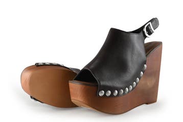 Jeffrey Campbell Sleehakken in maat 41 Zwart, Verzenden, Zwart, Zo goed als nieuw, Schoenen met hoge hakken