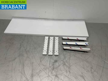 RVS Wandschap schap 150 x 40 cm Horeca, Ophalen of Verzenden, Nieuw in verpakking