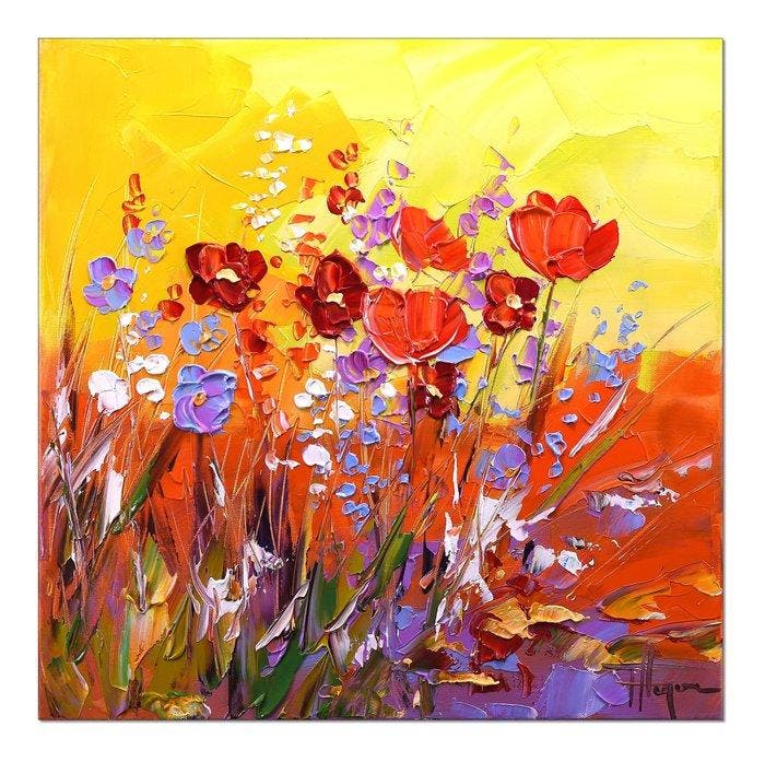 Olivier Pfleger - Mandrafina  Un soir de printemps, Antiek en Kunst, Kunst | Designobjecten