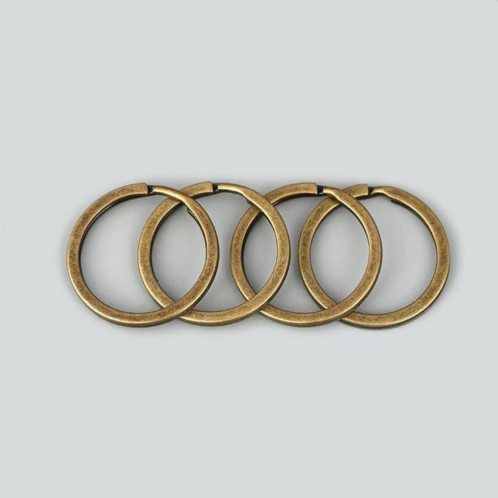 Metalen sleutelring (22-28 mm, kleur 1: brons), Bricolage & Construction, Outillage | Autres Machines, Envoi