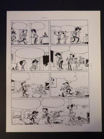 Mittéï - 1 x Proefdruk - Modeste et Pompon / Ton en Tinneke, Boeken, Nieuw