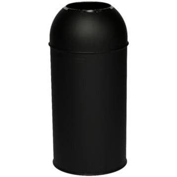 Afvalbak | Staal | Zwart | 40L | Open | Afvalscheiding |, Verzenden