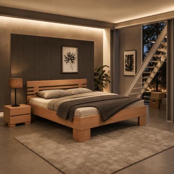 Van Schaik Lucano Massief Houten Bed - 180 x 210, Nieuw
