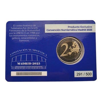Espagne. 2 Euro 2025 Salamanca - Convención Numismática