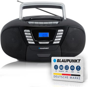 Blaupunkt B 120 BK Draagbare cd-speler met bluetooth, casset, Audio, Tv en Foto, Verzenden, Nieuw