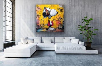 ERIC BRUMETTE - DJ SNOOPY SAVED MY LIFE 27 - Toile L -