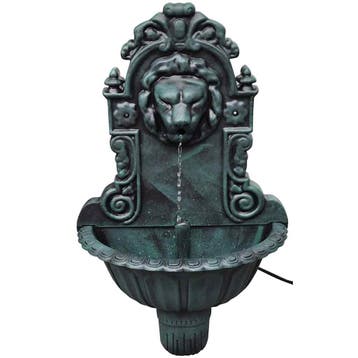 vidaXL Muurfontein leeuwenkop, Tuin en Terras, Verzenden, Nieuw