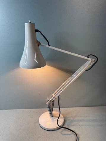 Lampe de bureau - Lampe de bureau vintage blanche Anglepoise, Antiquités & Art
