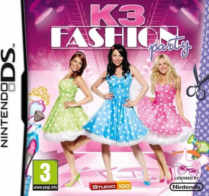 K3 Fashion Party (DS Games), Games en Spelcomputers, Games | Nintendo DS, Zo goed als nieuw, Ophalen of Verzenden