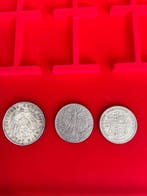Duitsland, Polen, Verenigd Koninkrijk. Lot of 3 coins:, Postzegels en Munten