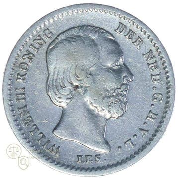 Nederland. Willem III. 5 Cent 1853 ZELDZAAM