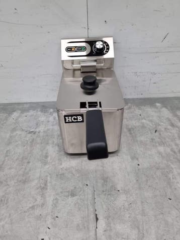 Friteuse HCB en acier inoxydable 4,5 litres 230V Horeca, Verzenden