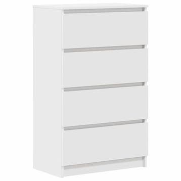 Commode 4 tiroirs blanche - Seconde chance - Etat impeccable, Maison & Meubles, Verzenden, Minimalistisch