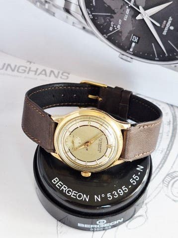 Junghans - Mechanische J 93 Vergolded 20 Mikron - Sans prix, Bijoux, Sacs & Beauté