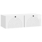 vidaXL Wandmontage TV-kast Hoogglans Wit 98 x 41 x 30 cm, Verzenden, Nieuw