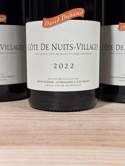 2022 David Duband - Côte de Nuits - 3 Flessen (0.75 liter), Collections, Vins