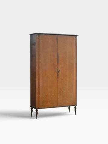 Kleerkast - Hout, Metaal, Nepleer - Kast
