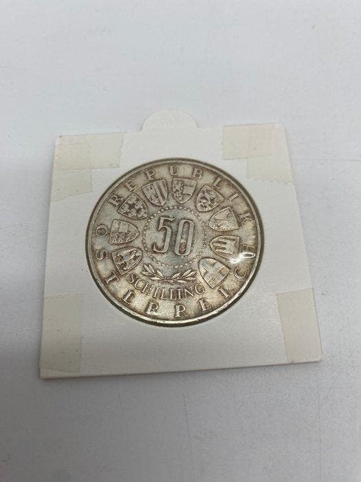 Autriche. 1963-1974 Lot 6 pièces de 50 shillings en argent -, Timbres & Monnaies, Monnaies | Europe | Monnaies non-euro