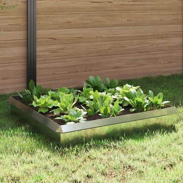 vidaXL Slakkenhekken 8 st 100 x 3,5 x 25 cm Gegevens staal, Verzenden