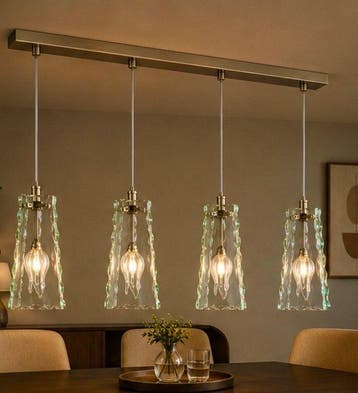 Lamp - Glas, Metaal - Zero Quattro Art, Nieuw