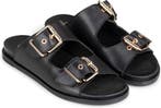 PS Poelman ARAN Dames Sandalen - Zwart - Maat 39 (Slippers), Verzenden, Nieuw