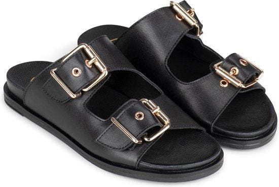 PS Poelman ARAN Dames Sandalen - Zwart - Maat 39 (Slippers), Vêtements | Femmes, Chaussures, Envoi