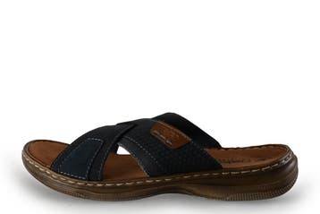 Rieker Slippers in maat 44 Blauw, Slippers, Rieker, Gedragen, Verzenden