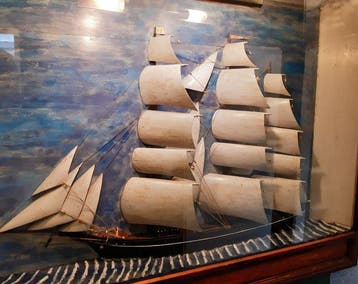 Maritieme objecten - Hout- Halve model, diorama, schip, Antiek en Kunst