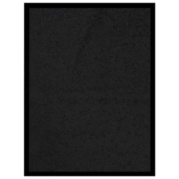 vidaXL Deurmat 40x60 cm zwart, Verzenden