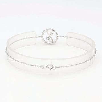 Armband - 14 karaat Witgoud Diamant (Natuurlijk)