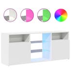 Wit TV-meubel 120cm | Tweede Kansje met LED | OP = OP, Verzenden, Nieuw