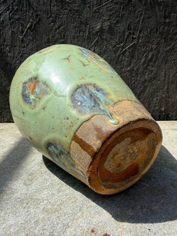 Vase - Faïence - Chine - Vase (Sans prix de réserve)