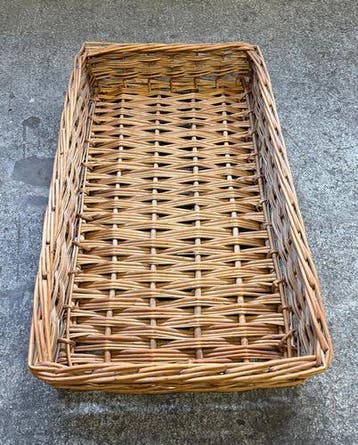 Broodmand, B70 x D40 x H10cm, rieten broodmand, Zakelijke goederen