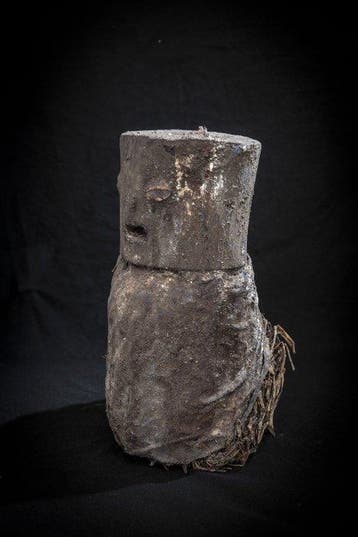 Oud beschermfetisj van Vaudou. Vodoun, vodou, voodoo - Benin