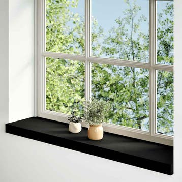 vidaXL Vensterbanken 2 st 80x20x2 cm massief eikenhout, Verzenden, Nieuw